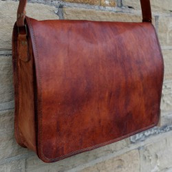 Modern Structured Work Bag in Neutral