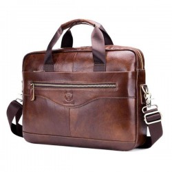 Contemporary Structured Work Bag in Neutral