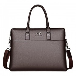 Compact Structured Work Bag in Neutral