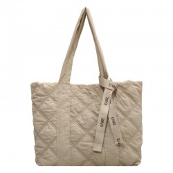 Streamlined Patchwork Carry Bag in Neutral